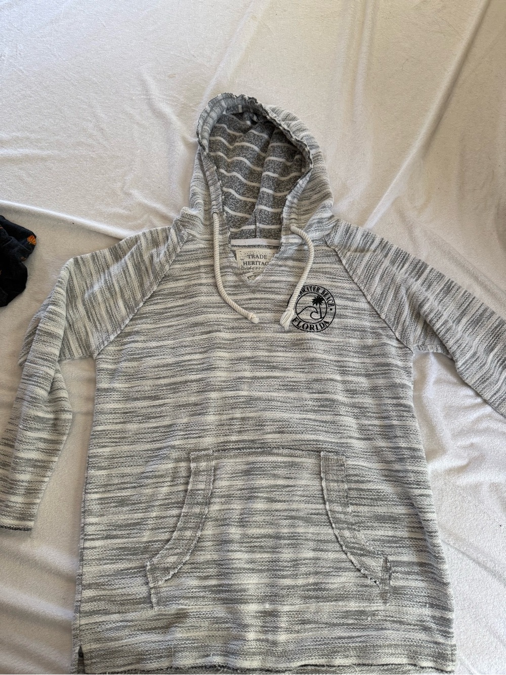 Clearwater Striped Hooded Pullover